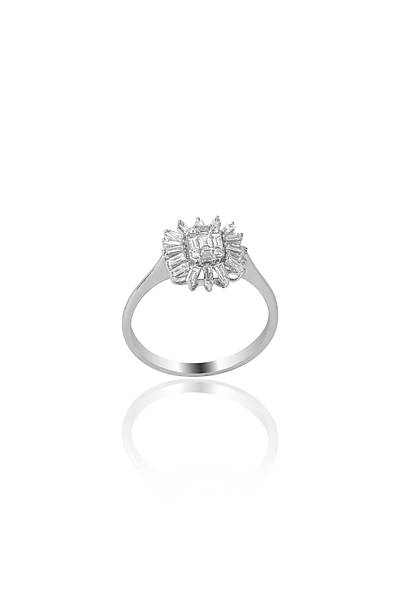 Baget 0,46 Karat P�rlanta Alt�n Y�z�k