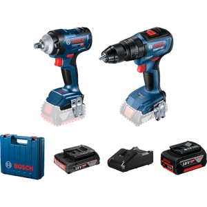 BOSCH GDS 18v-400 + GSB 18v-50 (2ah+5ah Ak� + �arj Cihaz�) set