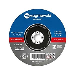 Magmaweld Magmacut Kesme Ta�� D�z 180x3.0x22mm-813M118031-NK (25 Adet)