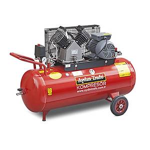 AydınTrafo 1.5 hp 8 Bar 100 Lt 220V Hava Kompresörü - 21-130 Monofaze