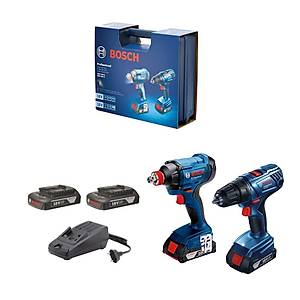 Bosch Professional GSR 180-LI ve GDX 180-LI 18V 2 Ah ��ft Ak�l� Set