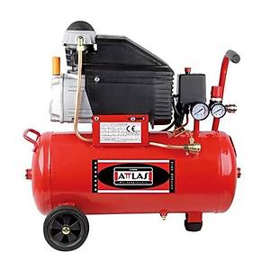 Attlas 2 Hp 8 Bar 24 Lt 220V Yağlı Hava Kompresörü