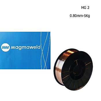 Magmaweld MG 2 0.8mm Gazaltý Kaynak Teli Alaþýmsýz Çelik 5Kg-21002BBAM2