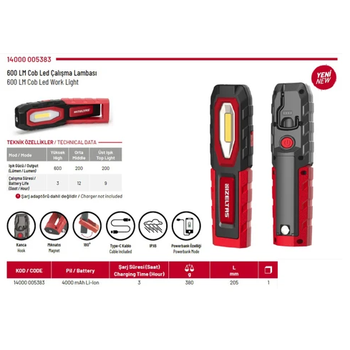 zelta Cob Led arjl alma Lambas 600 Lm