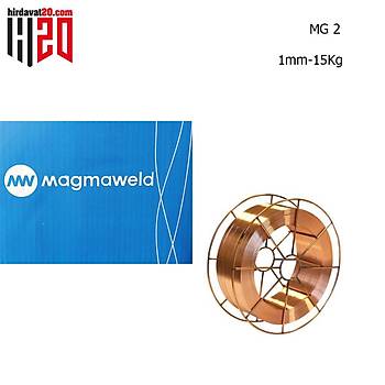 Magmaweld MG 2 1mm Gazaltý Kaynak Teli Alaþýmsýz Çelik 15Kg-21002DJAM2