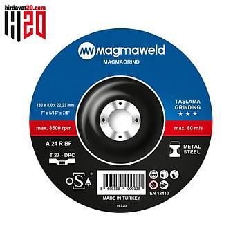 Magmaweld Magmagrind Taşlama Taşı -180x8.0x22mm-813M218087-A (10 Adet)