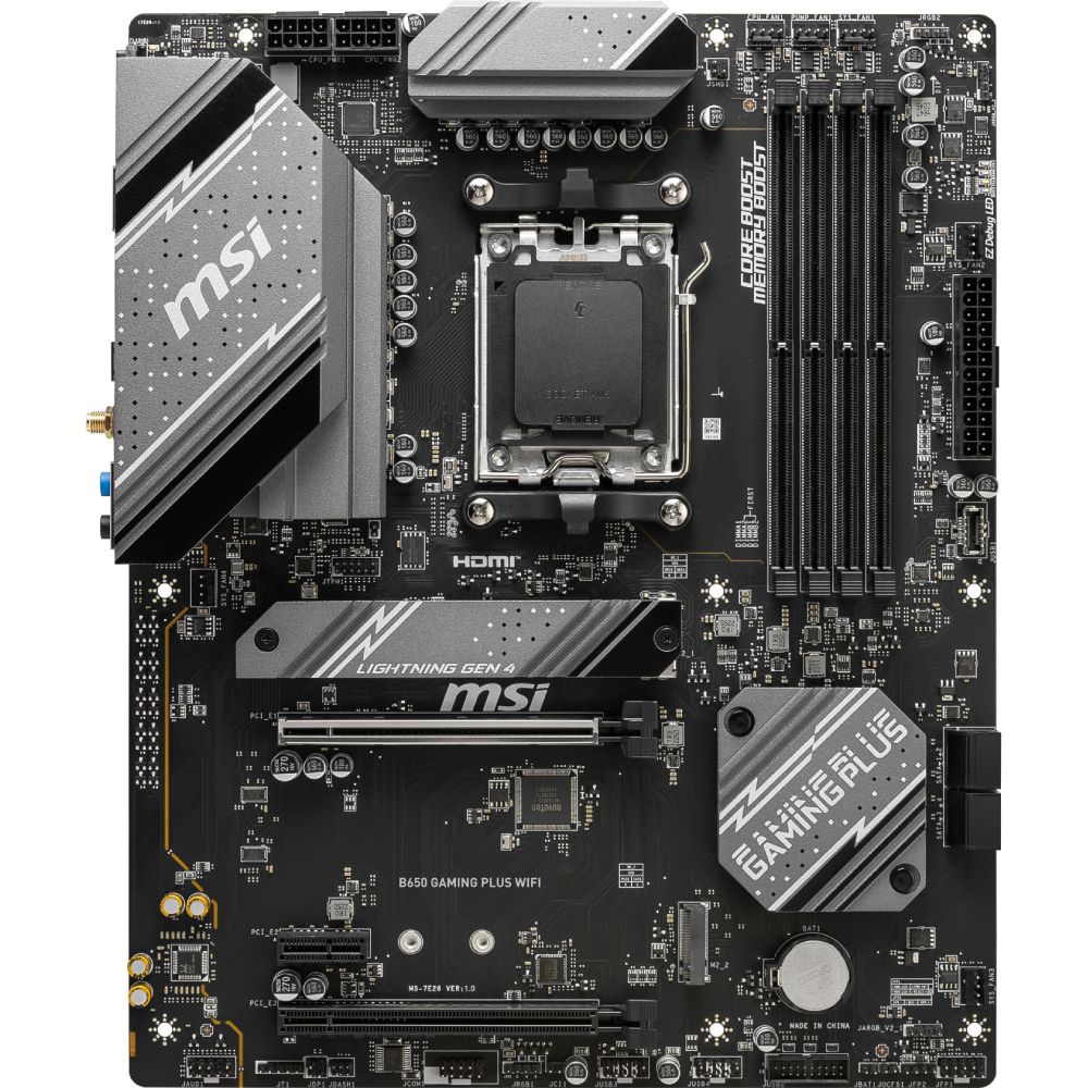 MSI PRO B650M-P AMD B650 Soket AM5 6000MHz DDR5 2xM.2 MATX Anakart ...