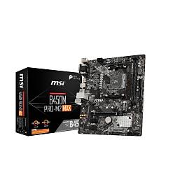 MSI B450M PRO-M2 MAX AMD B450 Soket AM4 DDR4 4133MHz 1xM.2 mATX
