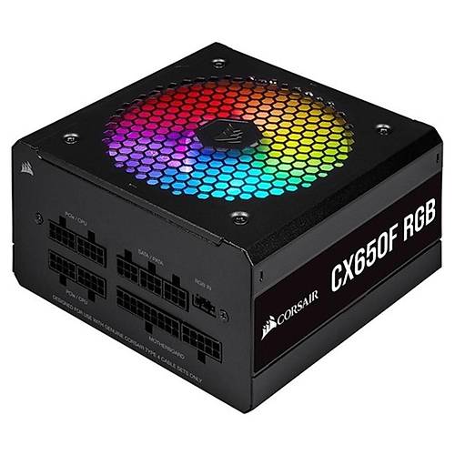 Corsair CX650F CP-9020217-EU RGB 650W 80+ Bronze Full Modüler Güç Kaynağı