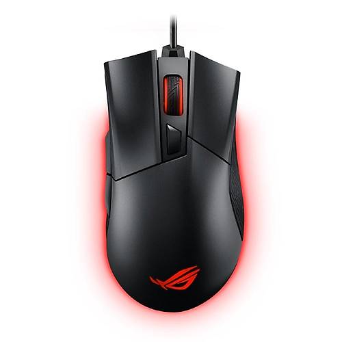 Asus P504 ROG GLADIUS II Siyah 12.000 DPI Optik RGB Gaming Kablolu Mouse
