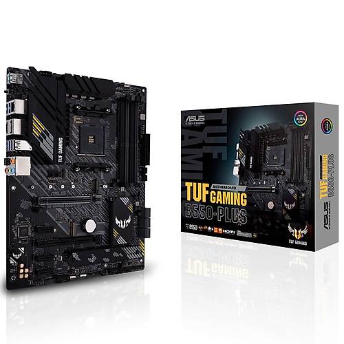 Asus TUF GAMING B550-PLUS AMD B550 AM4 DDR4 4400 1xM2 ATX RGB Gaming Anakart