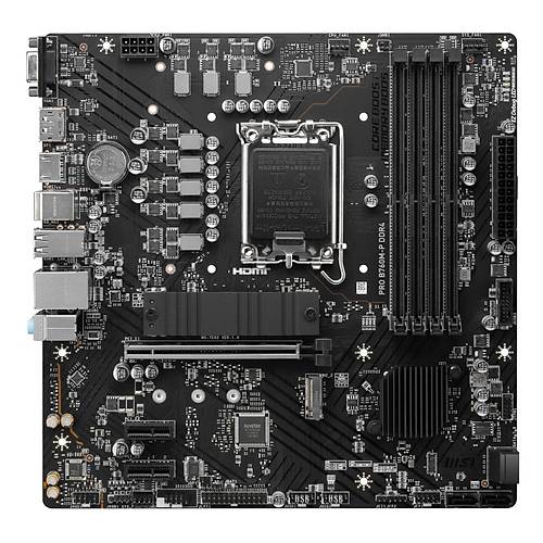 MSI PRO B760M-P DDR4 Intel B760 Soket 1700 4800MHz(OC) DDR4 2xM.2 ATX Anakart