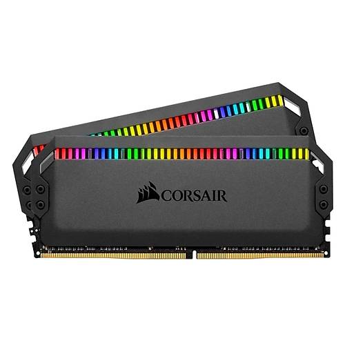 Corsair Dominator Platinum CMT32GX4M2D3600C18 32GB (2x16GB) DDR4 3600MHz C18 RGB Siyah Bellek