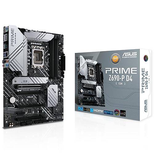 Asus PRIME Z690-P D4-CSM Intel Z690 Soket 1700 DDR4 5333MHz M2 ATX Anakart