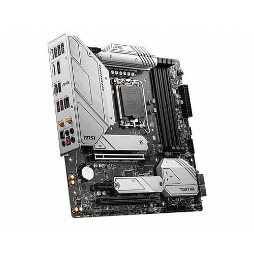 MSI MAG B660M MORTAR MAX WIFI DDR4 Intel 1700 Soket DDR4 4800MHz M.2 mATX Anakart