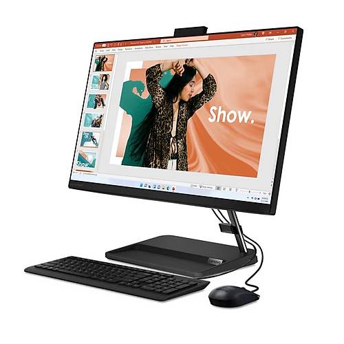 Lenovo IdeaCentre AIO 3 27IAP7 Intel Core i5 12450H 16GB 1TB SSD Intel UHD Graphics 27 FHD IPS Freedos Siyah F0GJ00K9TX-161 All in One Bilgisayar