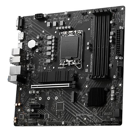 MSI PRO B760M-P DDR4 Intel B760 Soket 1700 4800MHz(OC) DDR4 2xM.2 ATX Anakart
