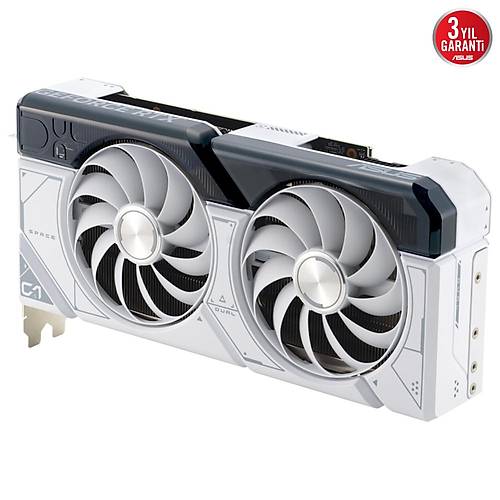 ASUS DUAL-RTX4070S-O12G-WHITE RTX4070S 12GB GDDR6X 192B Gaming Ekran Kartı