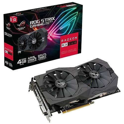 Asus RADEON ROG-STRIX-RX560-4G-V2-GAMING 4GB GDDR5 128B Ekran Kartı