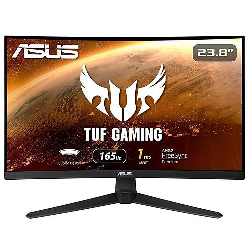 ASUS TUF GAMING VG24VQ1B 1ms 165Hz FHD Freesync Kavisli VA Gaming Monitör