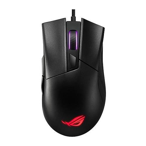 Asus ROG GLADIUS II CORE Siyah 6.200 DPI Optik RGB Gaming Kablolu Mouse