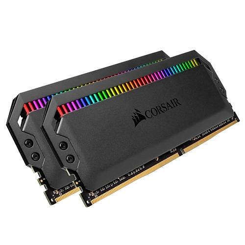 Corsair Dominator Platinum CMT32GX4M2D3600C18 32GB (2x16GB) DDR4 3600MHz C18 RGB Siyah Bellek