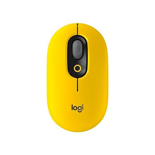Logitech POP Emoji 910-006546 Sarý&Siyah Optik Kablosuz Mouse