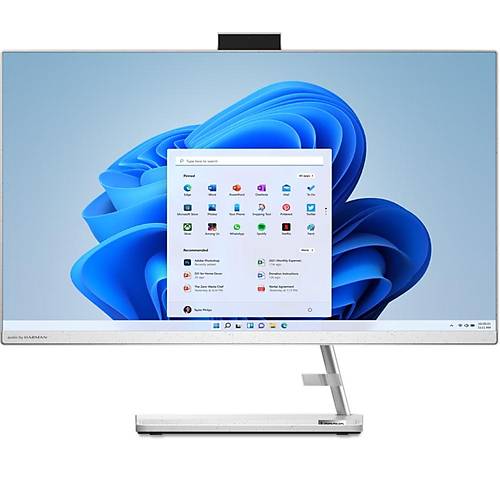 Lenovo IdeaCentre AIO 3 27IAP7 Intel Core i5-12450H 64GB 512GB SSD Intel UHD Graphics FreeDos 27 FHD IPS F0GJ011WTR-64512 Kablosuz Klavye+Mouse Beyaz All In One Bilgisayar
