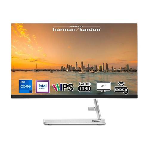 Lenovo IdeaCentre AIO 3 24IAP7 Intel Core i7-13620H 32GB 512GB SSD 1TB HDD IntelUHDGraphic freedos 23.8 FHD IPS F0GH0105TR-32512 Beyaz All in One Bilgisayar