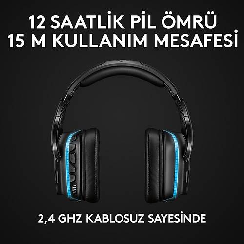 Logitech G G935 LIGHTSYNC 7.1 Surround Ses Kablosuz 981-000744 Oyuncu Kulakl���