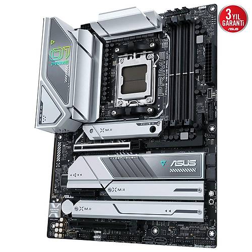 Asus PRIME X670E-PRO WIFI AMD X670E Soket AM5 6400MHz DDR5 4xM.2 ATX Anakart