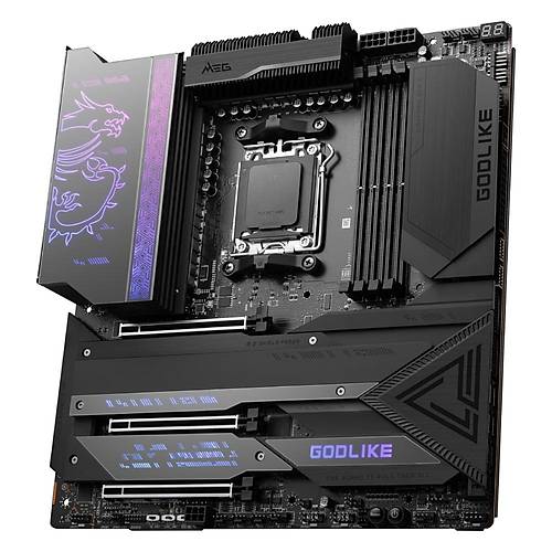 MSI MEG X670E GODLIKE AMD X670 Soket AM5 6666MHz DDR5 4xM.2 EATX Anakart