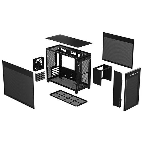 ASUS PRIME AP201 1x Type-C 2xUSB 3.2 Micro ATX Bilgisayar Kasas