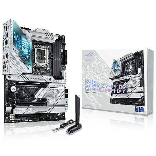 Asus ROG STRIX Z790-A GAMING WIFI D4 Intel Z790 Soket 1700 DDR4 5333MHz 4xM.2 ATX Anakart