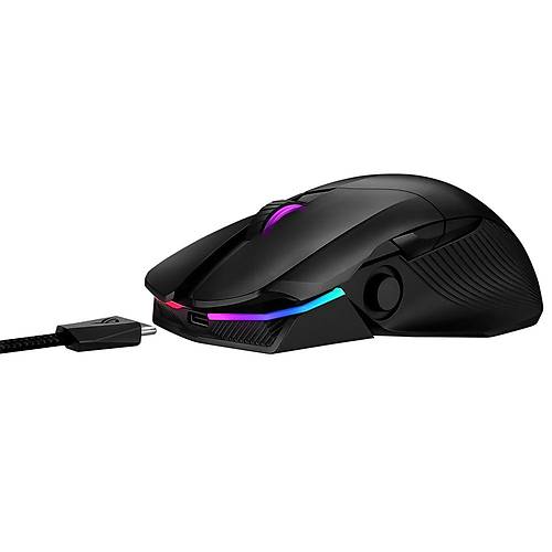 Asus ROG CHAKRAM RGB QI Bluetooth 5.1 Siyah Gaming Mouse