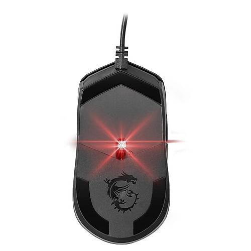 MSI CLUTCH GM11 Siyah 5000 DPI Optik RGB Gaming Kablolu Mouse