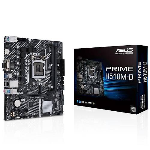 Asus PRIME H510M-D Intel H510 LGA1200 DDR4 3200MHz M2 mATX Anakart