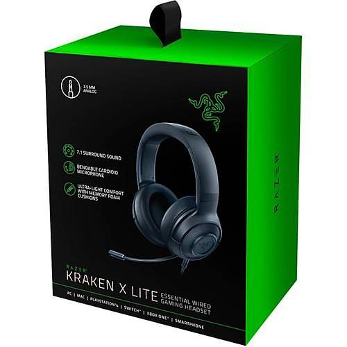 Razer Kraken X Lite RZ04-02950100-R381 7.1 Surround Mikrofonlu Kablolu Gaming Kulaklk