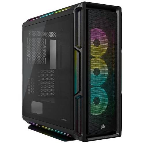 CORSAIR iCUE 5000T RGB CC-9011230-WW 4xUSB3.0 1xUSB 3.2TypeC Temperli Cam Full Siyah Tower Bilgisayar Kasas