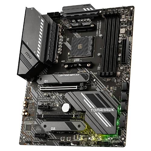 MSI MAG X570S TOMAHAWK MAX WIFI AMD X570 Soket AM4 DDR4 5100MHz 2xM.2 ATX Anakart