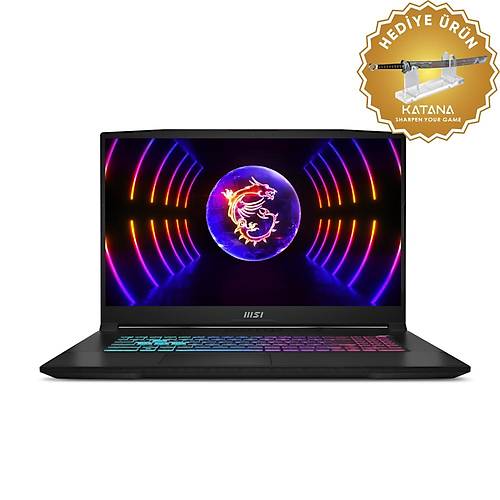 MSI KATANA 17 B12VFK-481XTR Intel Core i7-12650H 16GB DDR5 1TB SSD RTX4060 8GD6 17.3