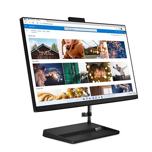IdeaCentre AIO3 24IAP7 Intel Core i5-12450H 16GB 512GB 23.8 FHD FreeDos Siyah All in One Bilgisayar