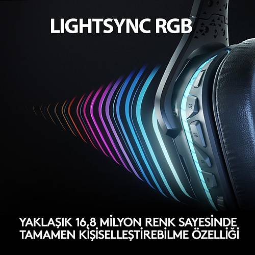 Logitech G G935 LIGHTSYNC 7.1 Surround Ses Kablosuz 981-000744 Oyuncu Kulakl���