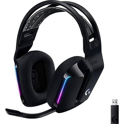 Logitech G G733 LightSpeed Mikrofonlu Kulak�st� Kablosuz Gaming Kulakl�k 981-000989 - Siyah