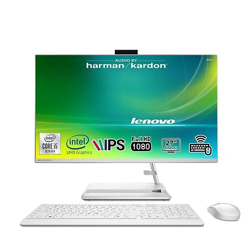 Lenovo IdeaCentre AIO 3 27IAP7 Intel Core i5-12450H 16GB 1TB SSD 1TB HDD Intel UHD Graphics 27 FHD IPS W11 Beyaz F0GJ00XUTR Kablosuz Klavye+Mouse All in One Bilgisayar