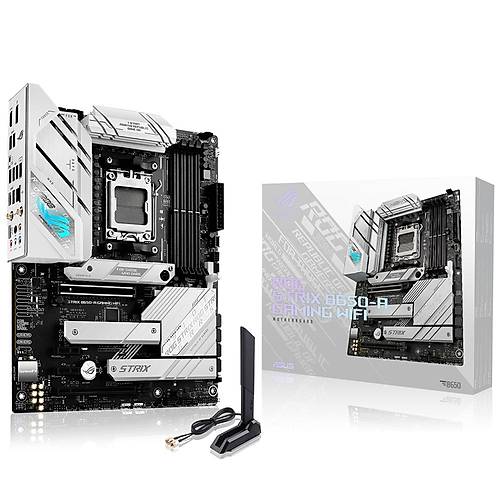 Asus ROG STRIX B650-A GAMING WIFI AMD B650 Soket AM5 6400MHz DDR5 3xM.2 ATX Anakart
