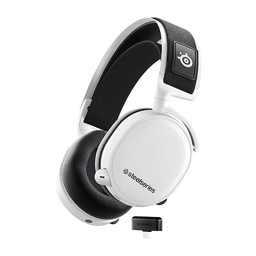 Steelseries Arctis 7+ Beyaz Kablosuz 7.1 Kulak st SSH61461 Oyuncu Kulakl