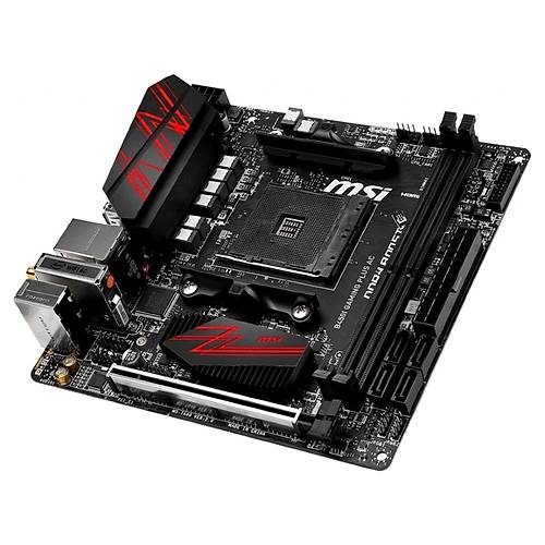 MSI B450I GAMING PLUS AC AMD B450 AM4 Soket DDR4 3466MHz 1xM.2 Mini-ITX Anakart