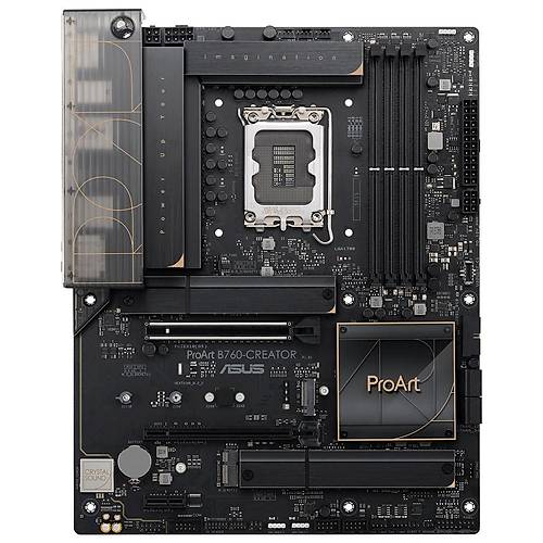 Asus PROART B760-CREATOR Intel B760 Soket LGA1700 DDR5 7800Mhz 3xM.2 ATX Anakart