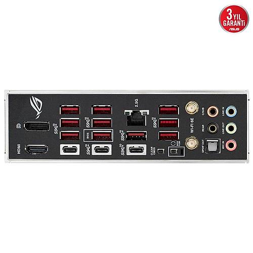 Asus ROG STRIX X670E-E GAMING WIFI AMD X670E Soket AM5 6400MHz DDR5 4xM.2 ATX Anakart